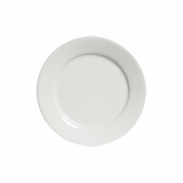 Tuxton China Vitrified China Round Plate Porcelain White - 16 in. - 4 pcs BPA-160
